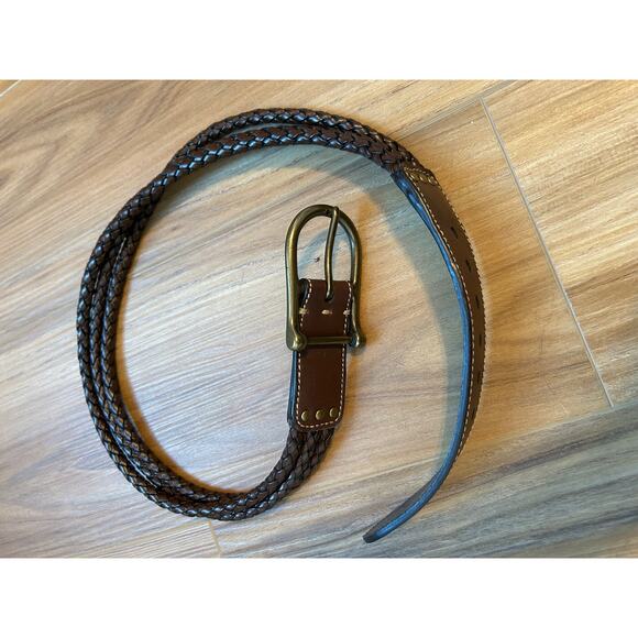 Ariat Braided Leather Belt 30/76 - Picture 1 of 5